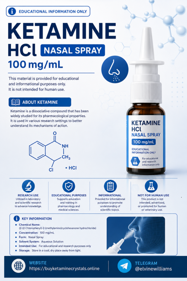 Buy Ketamine Nasal Spray 100mg/ml – Fast Delivery
